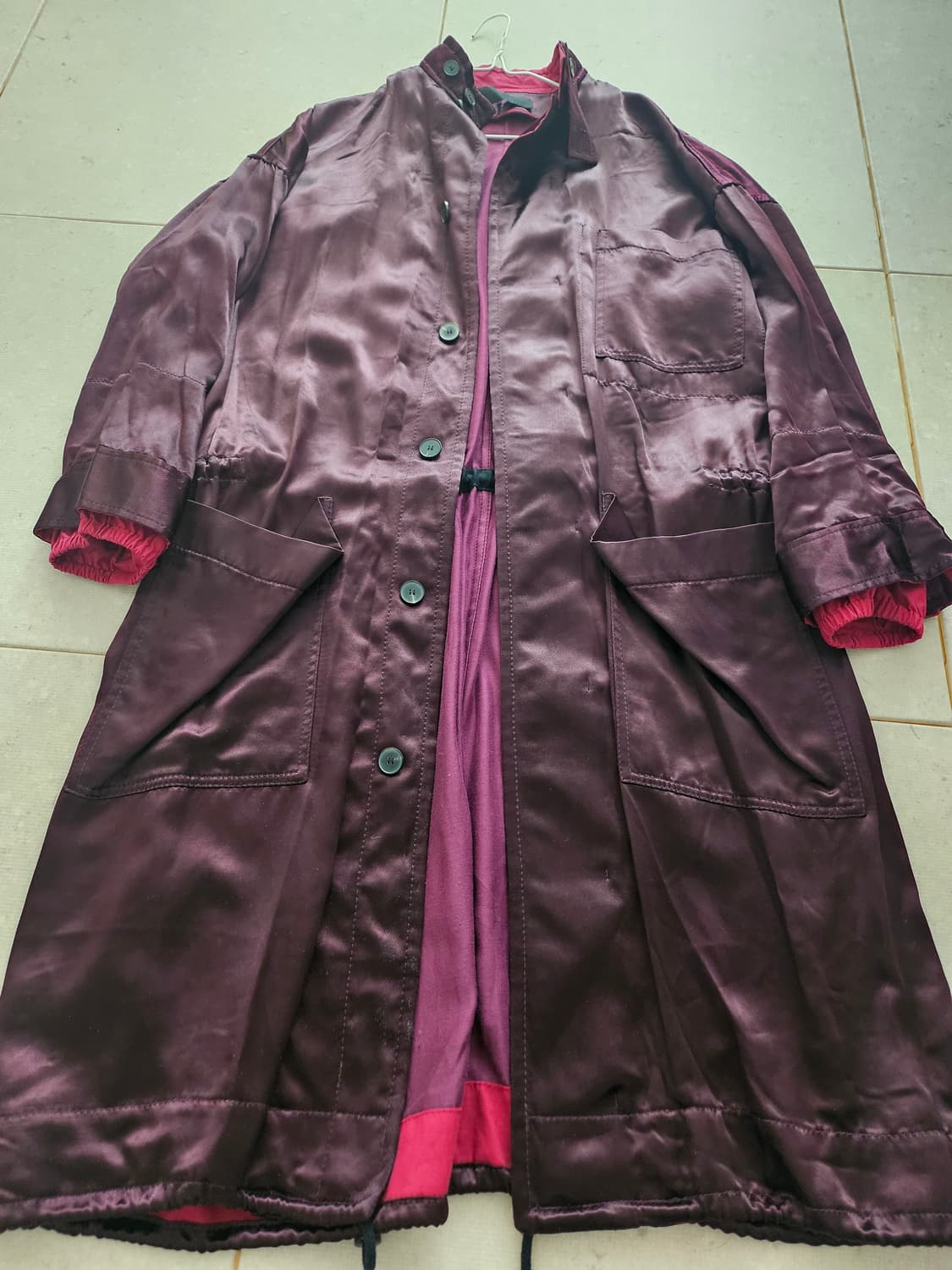 하이더 아커만 버건디 코트 36사이즈 상품이미지1