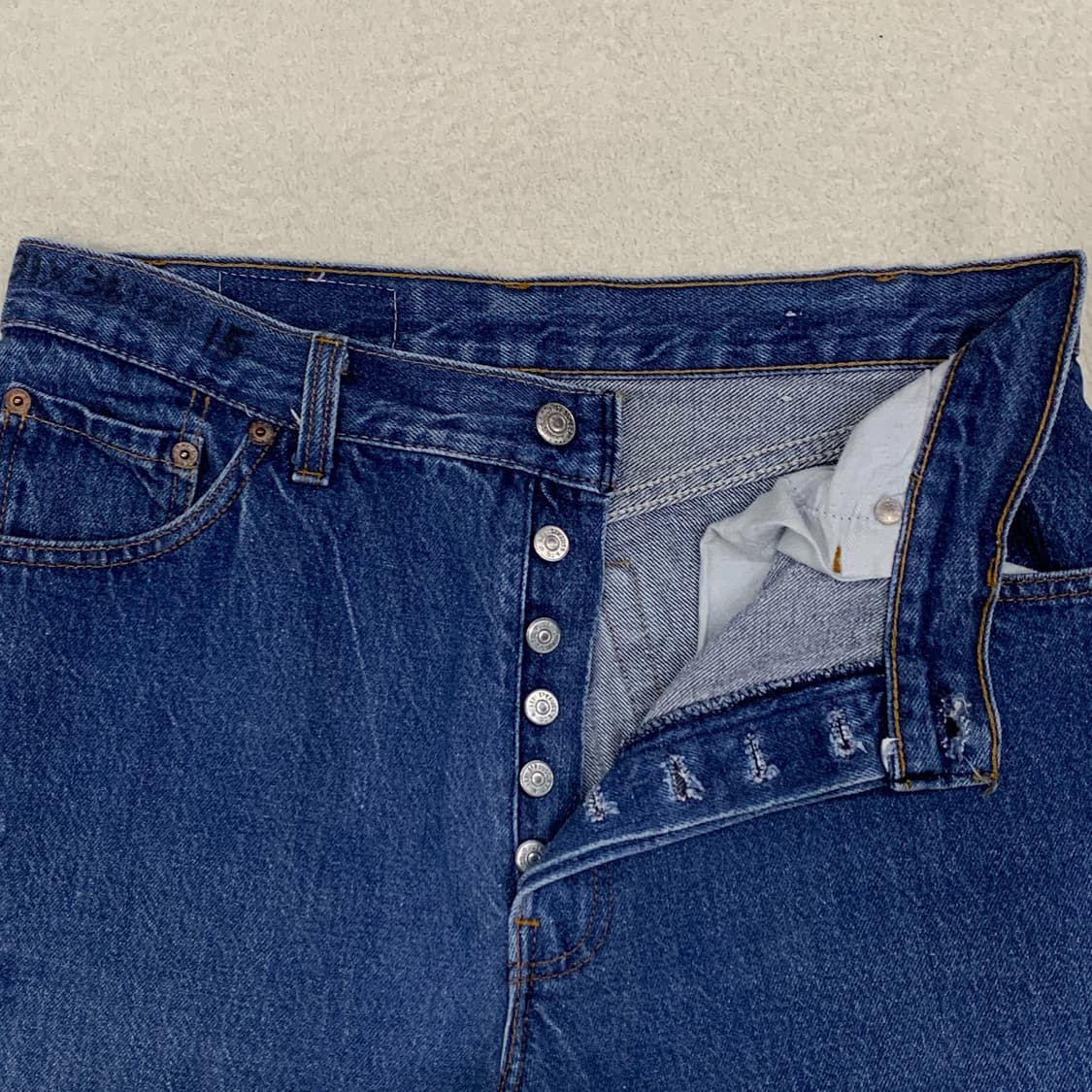 [32] 80's 리바이스 501 데님팬츠 26501-0158 상품이미지4