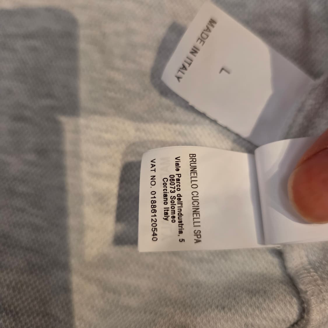 브루넬로 쿠치넬리 그레이 후드 집업 상품이미지6