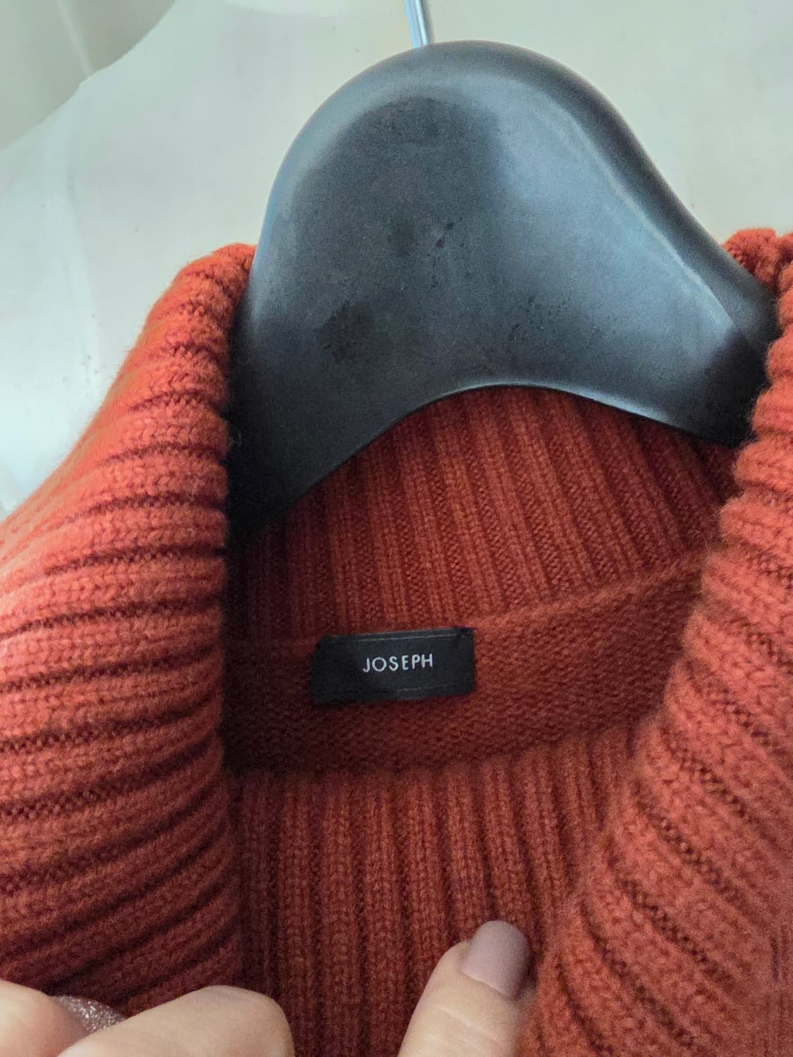 조세프 오렌지  죠셉 브라운 넥 니트 스웨터 joseph 상품이미지2