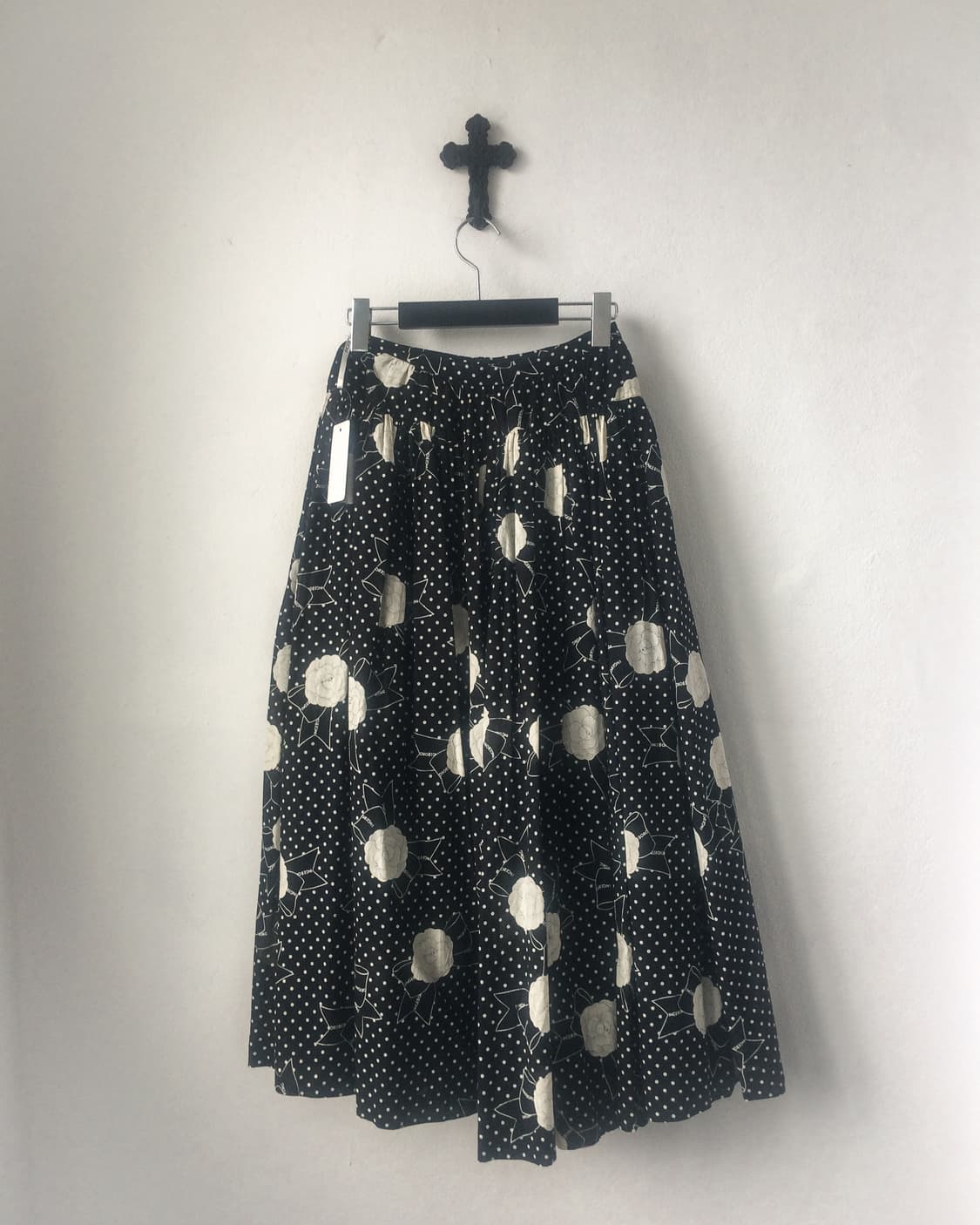 Dot pattern flower ribbon pattern long s 상품이미지2