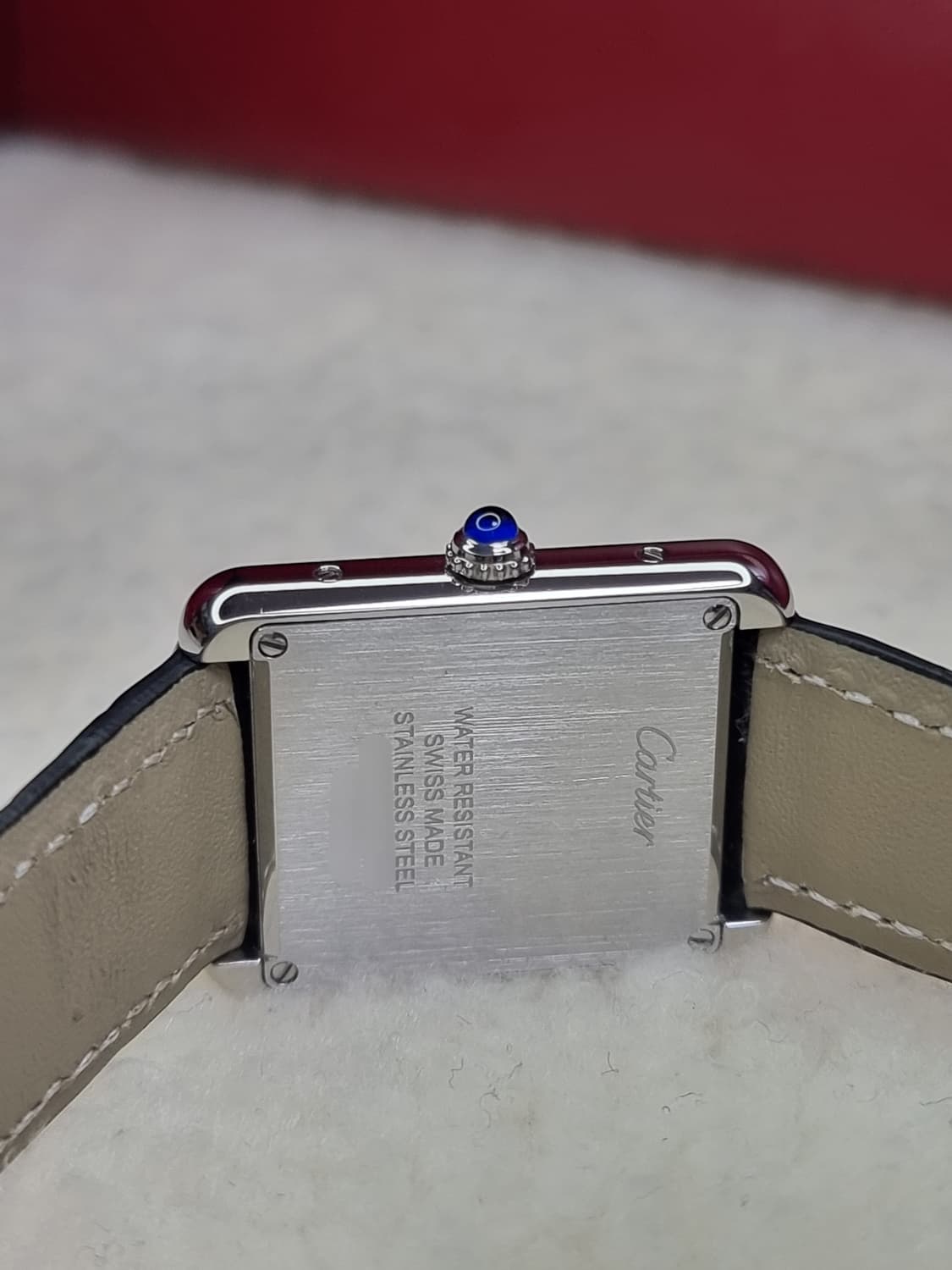 [까르띠에 풀세트] 탱크솔로 스틸 SM 시계 (남녀공용) 08년식 상품이미지5