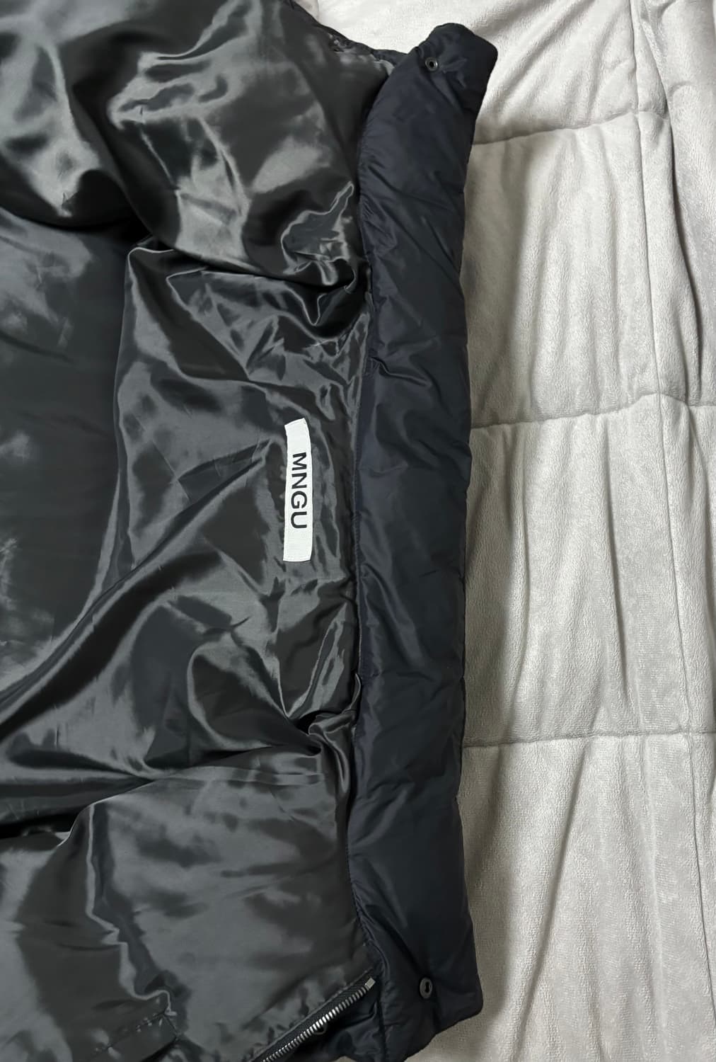 MNGU 오버사이즈드 포켓 다운 자켓 블랙 L사이즈(105~) 상품이미지5