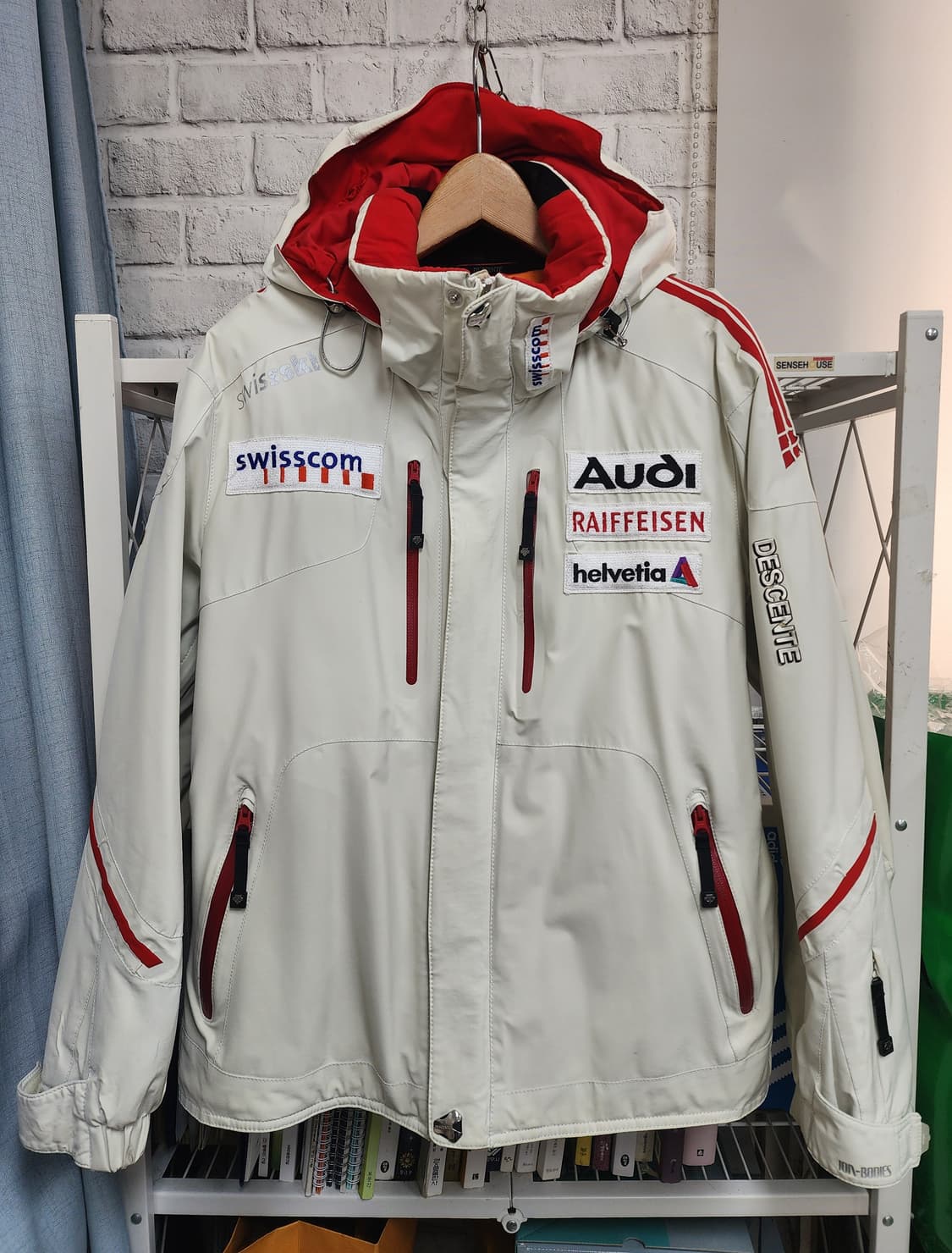 데상트 아우디 스위스 스키자켓 100 빈티지 올드스쿨 남성스키복 XD63 상품이미지1