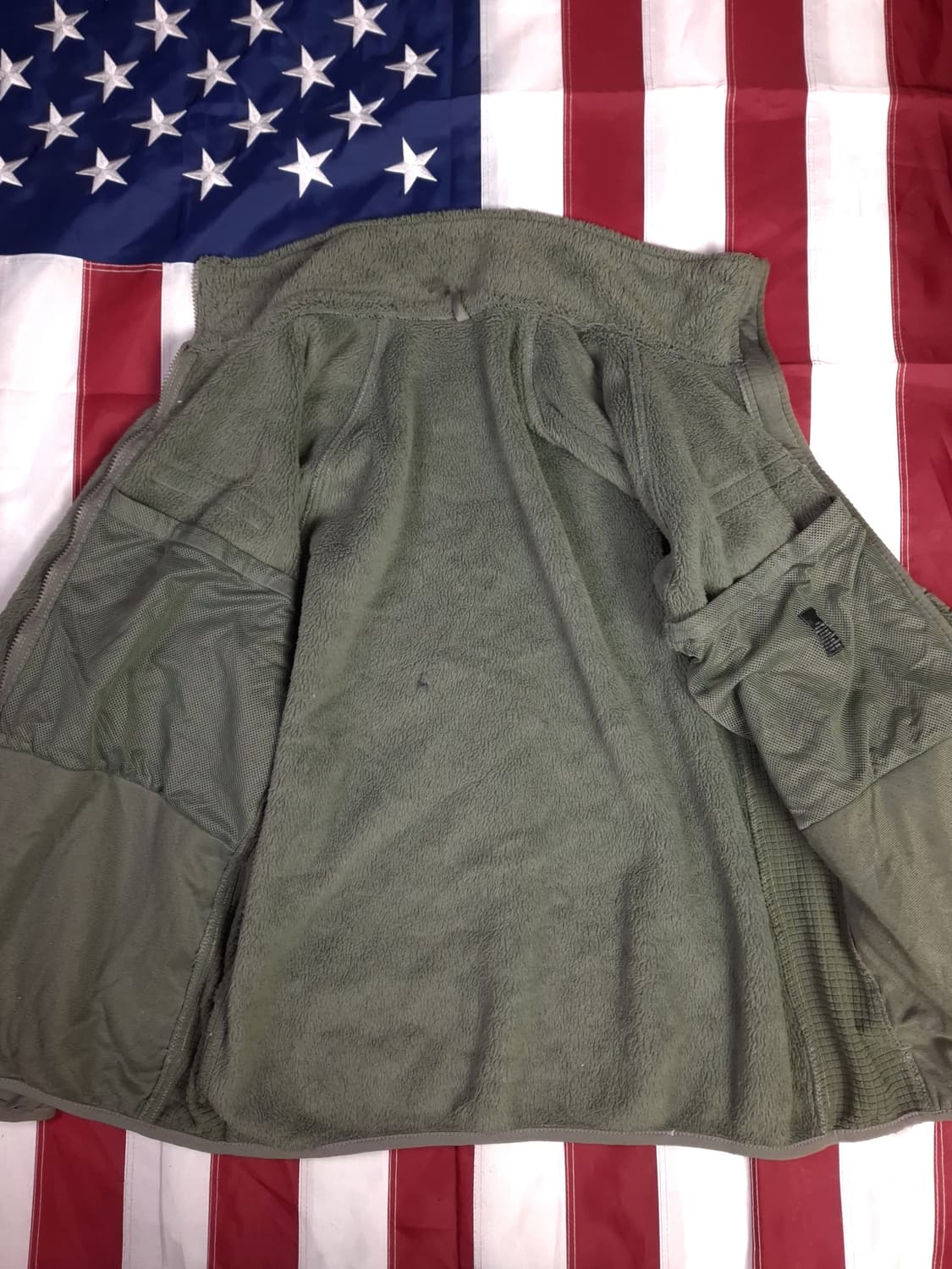 오리지날 미군 지급용 ACU 폴라텍 플리스 자켓 상품이미지6