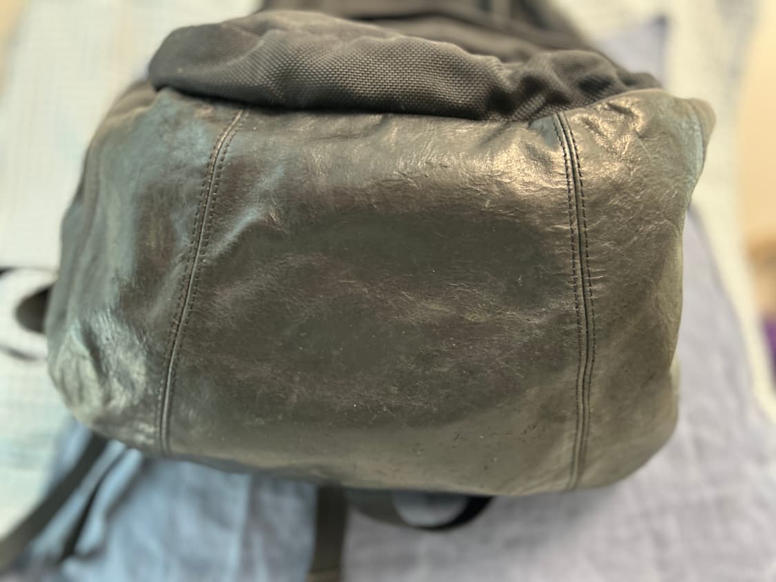 VISVIM 올드비즈빔 발리스틱22L 올블랙 레더 백팩 상품이미지8