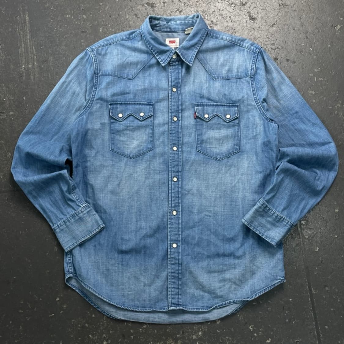 100 리바이스 웨스턴 데님 셔츠  상품이미지1