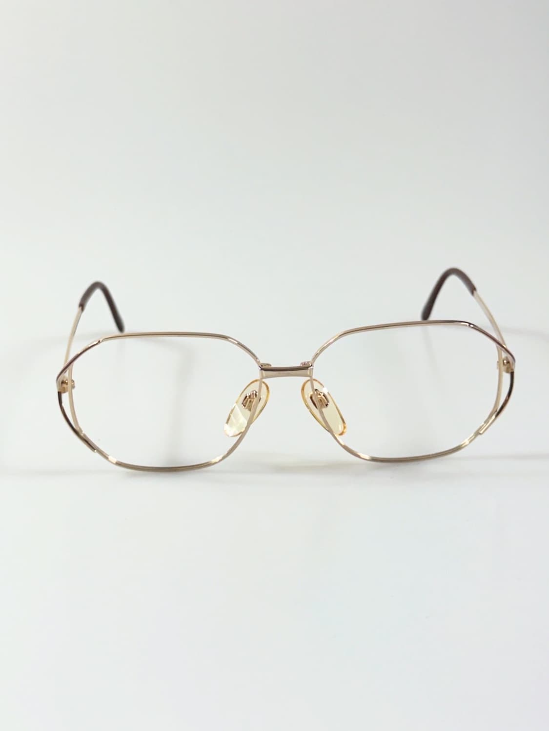 90s RODENSTOCK 골드 펜타곤 프레임 빈티지 안경 상품이미지2
