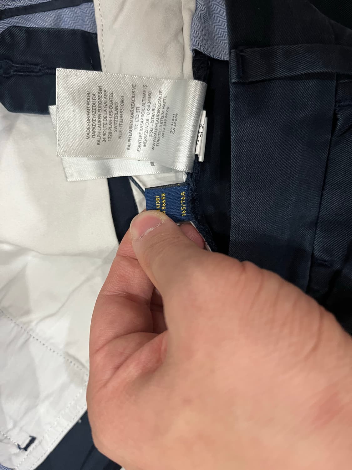 폴로 랄프로렌 네이비 치노팬츠 (30) 상품이미지4