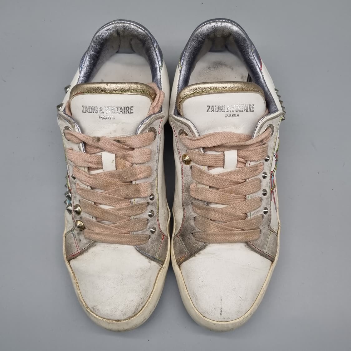 쟈딕앤볼테르 레더 여성스니커즈 39 250 상품이미지2