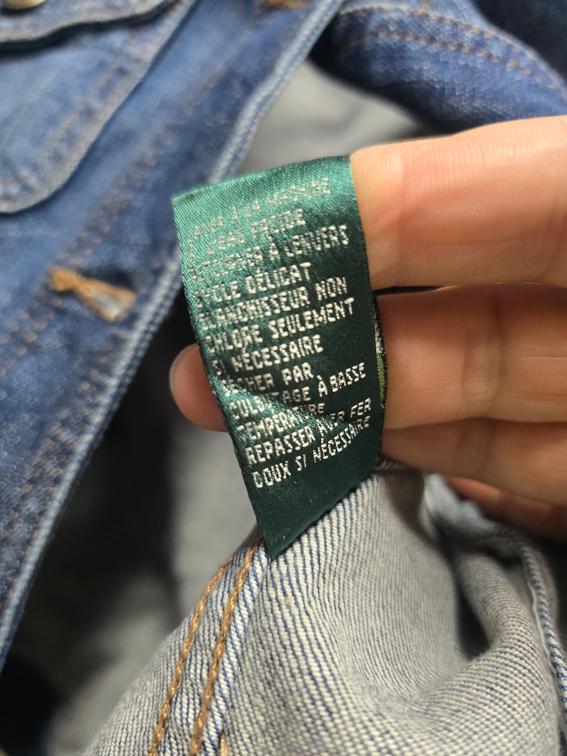 랄프로렌 웨스턴 데님 숏 자켓 S 상품이미지6