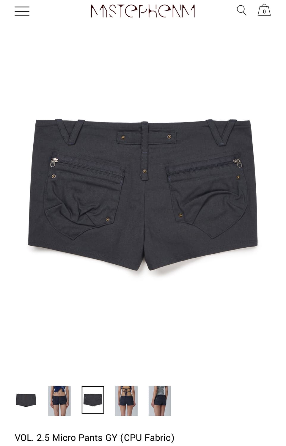 미스테페넘 VOL. 2.5 Micro Pants GY 상품이미지3