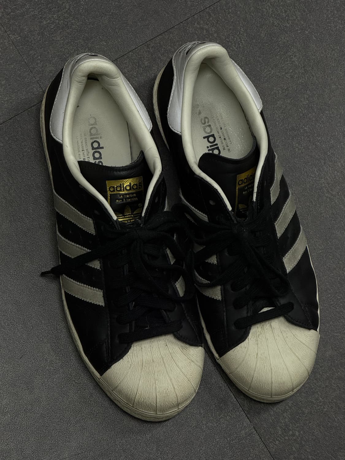 295 / 아디다스 슈퍼스타 검흰   상품이미지5