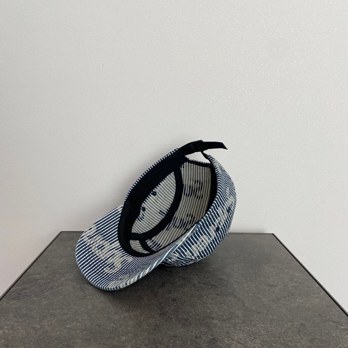 (OS) 슈프림 박스로고 캠프캡 모자 스트라이프 데님 상품이미지6