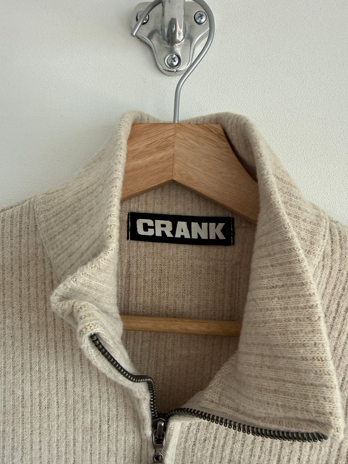 CRANK 니트 집업 상품이미지5