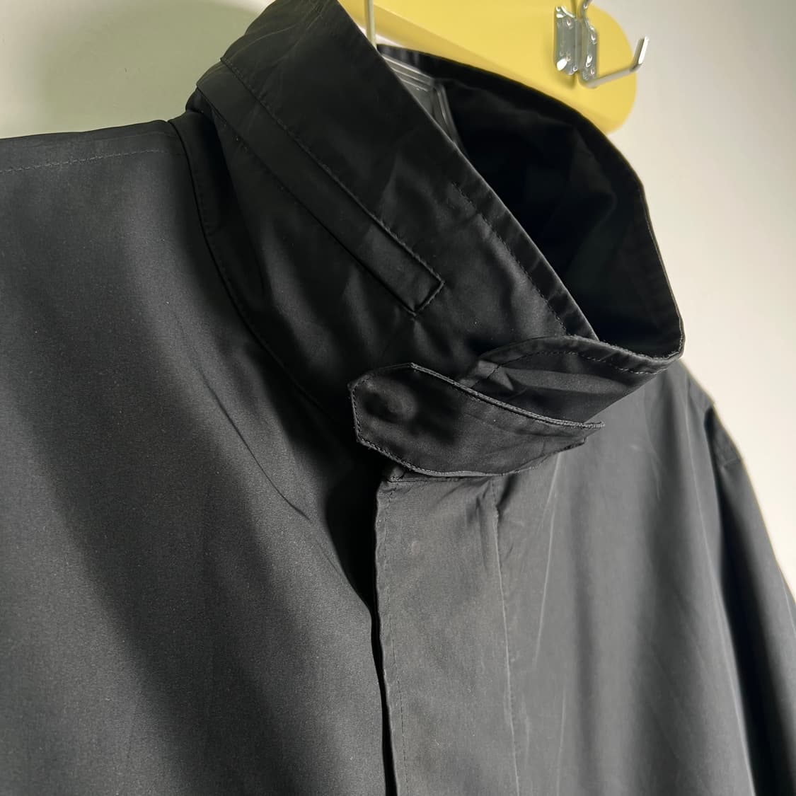 CK 캘빈클라인 블랙 롱 트렌치 코트 L 상품이미지8