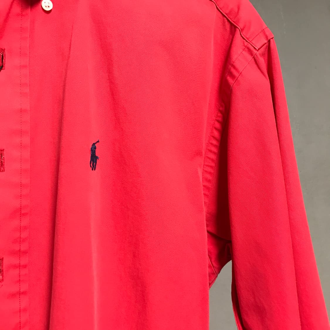 폴로 랄프로렌 레드 셔츠 L 상품이미지4