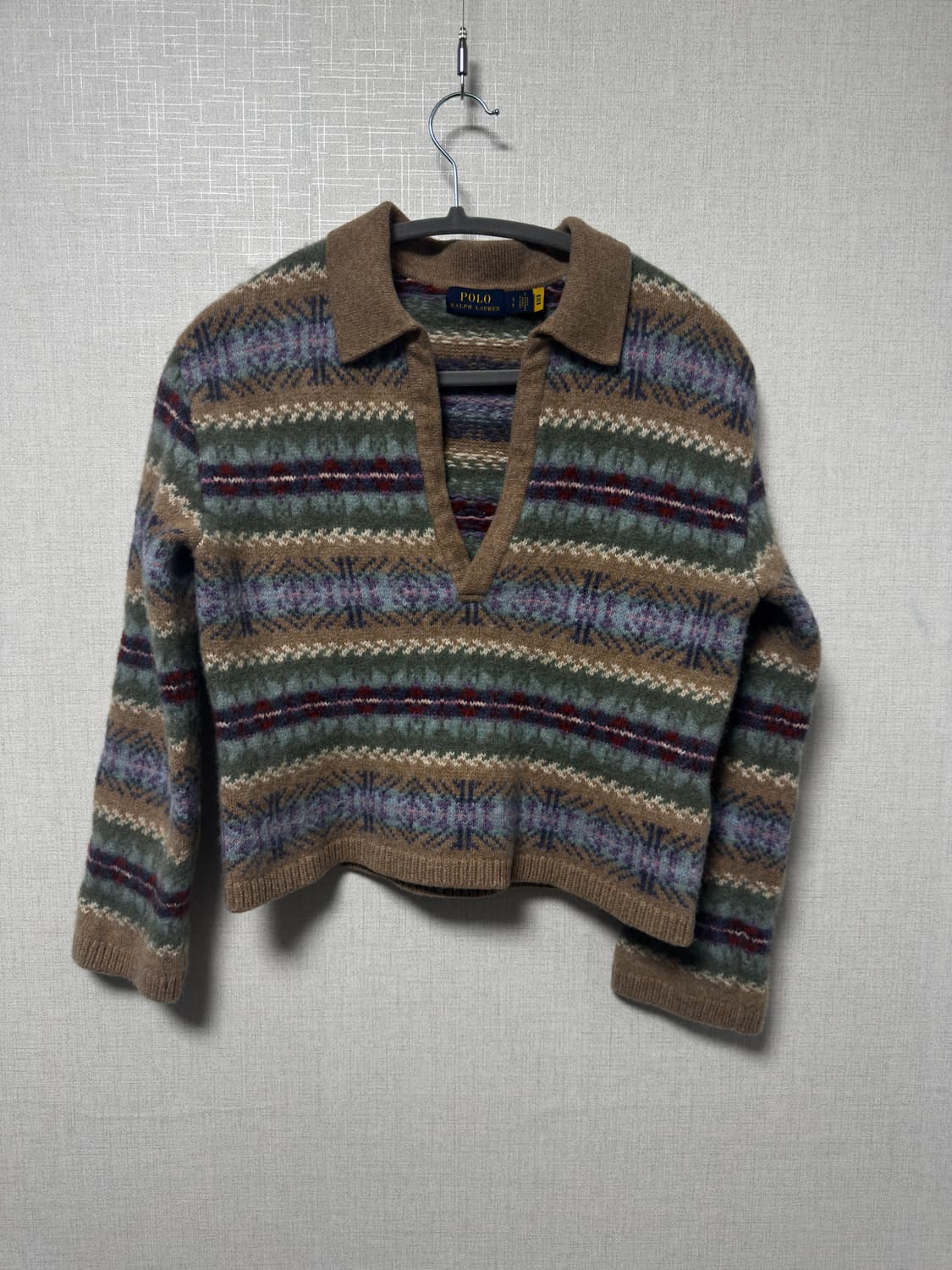 폴로 랄프로렌 패턴 니트 S 상품이미지1