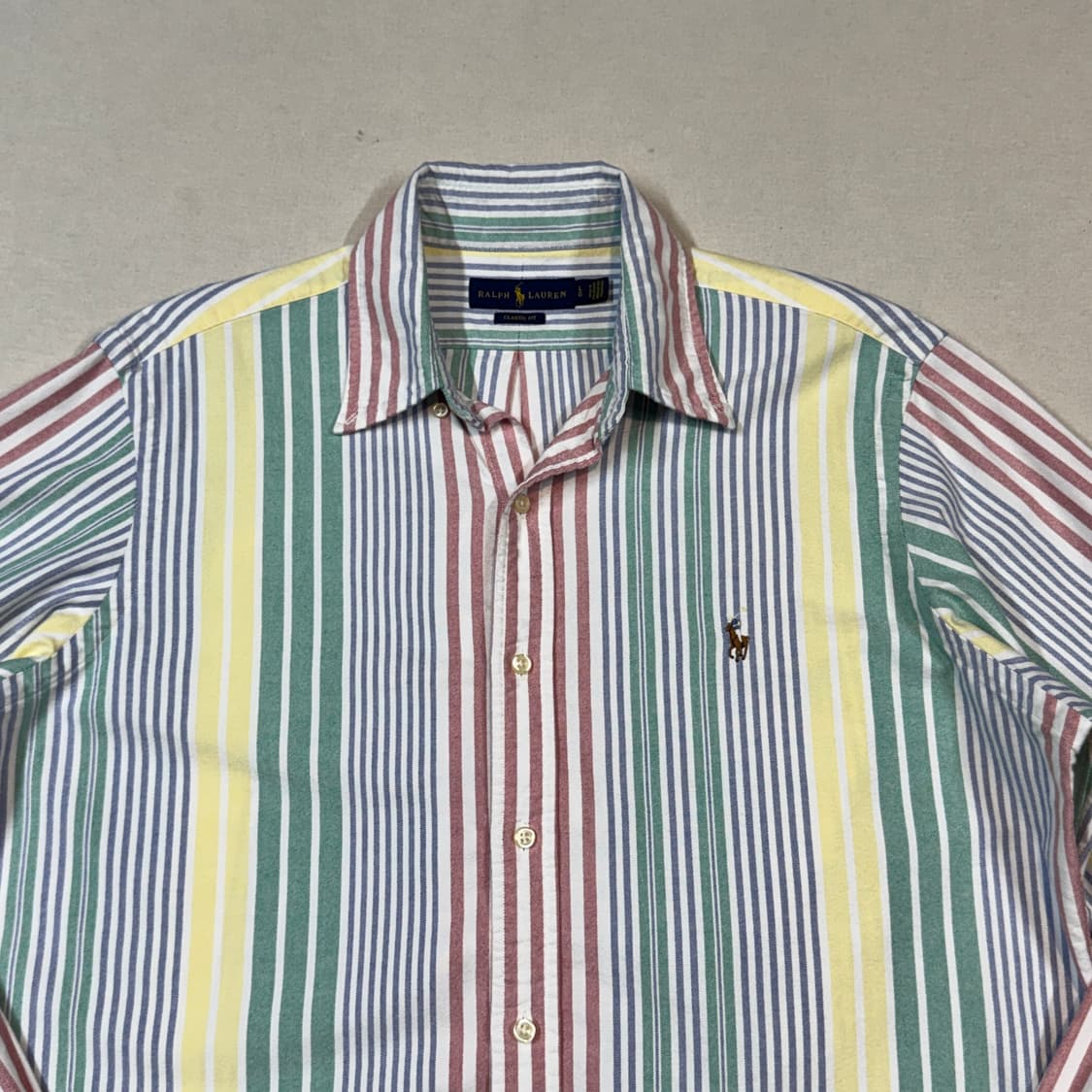 L) 폴로 랄프로렌 클래식핏 멀티 스트라이프 옥스포드 셔츠 상품이미지3