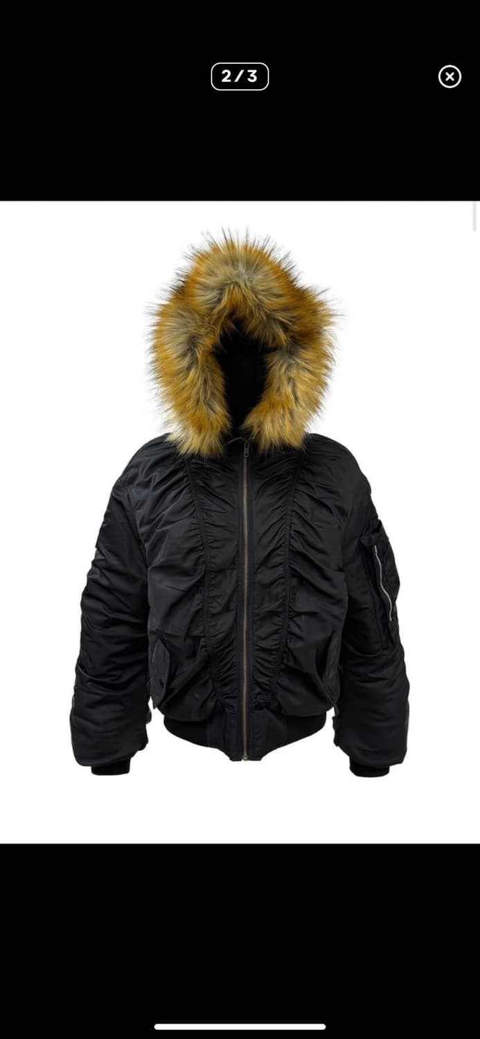 비엑세스 다운 퍼 후드자켓 상품이미지1