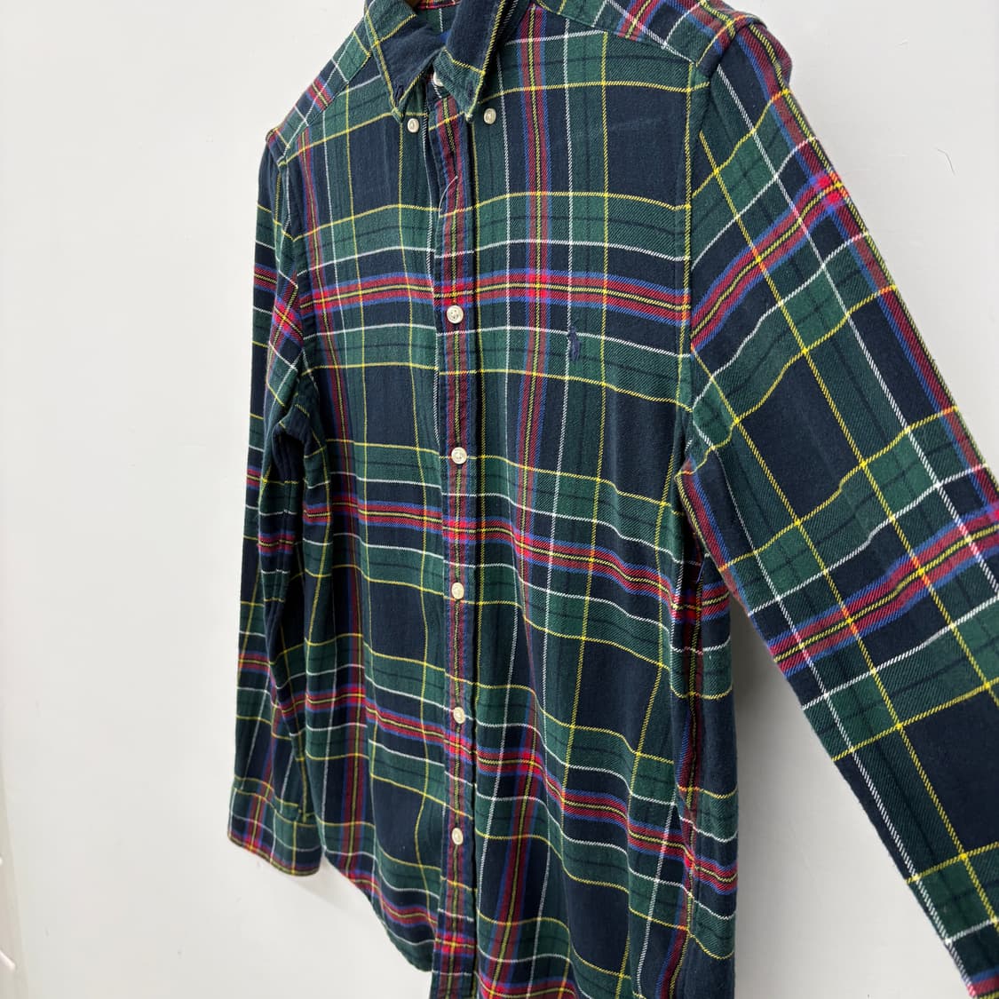 폴로 랄프로렌 타탄 체크 셔츠 여성M 상품이미지3