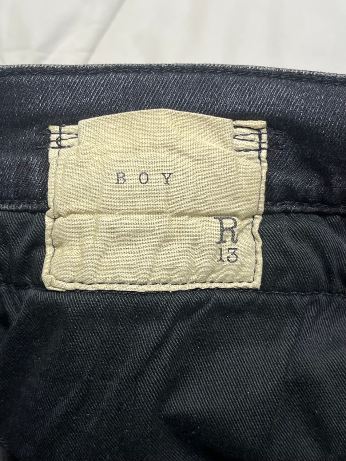 R13 데님 팬츠 블랙 31사이즈 상품이미지4