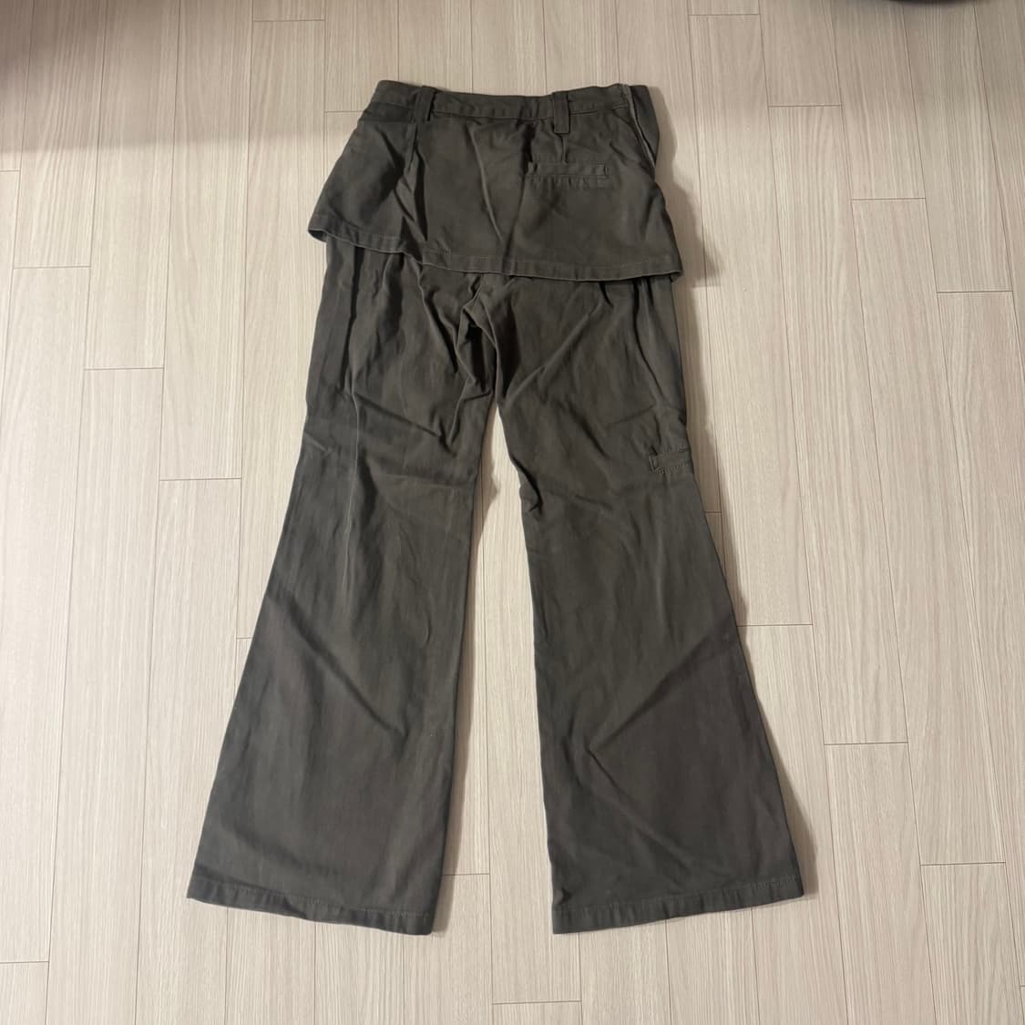 (1) 랩 레이어드 데님 팬츠 상품이미지7