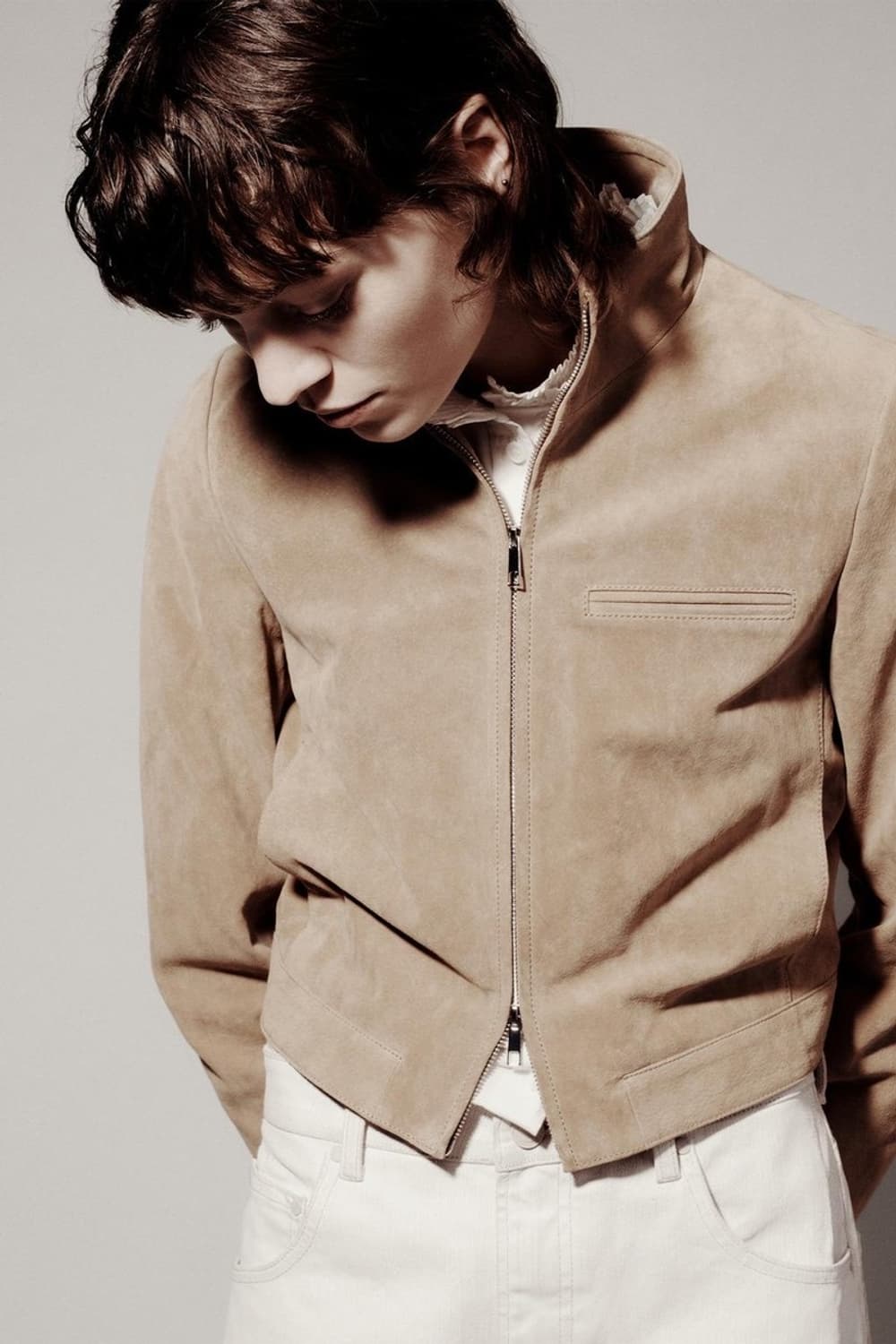 자라 스웨이드 레더 재킷 상품이미지1