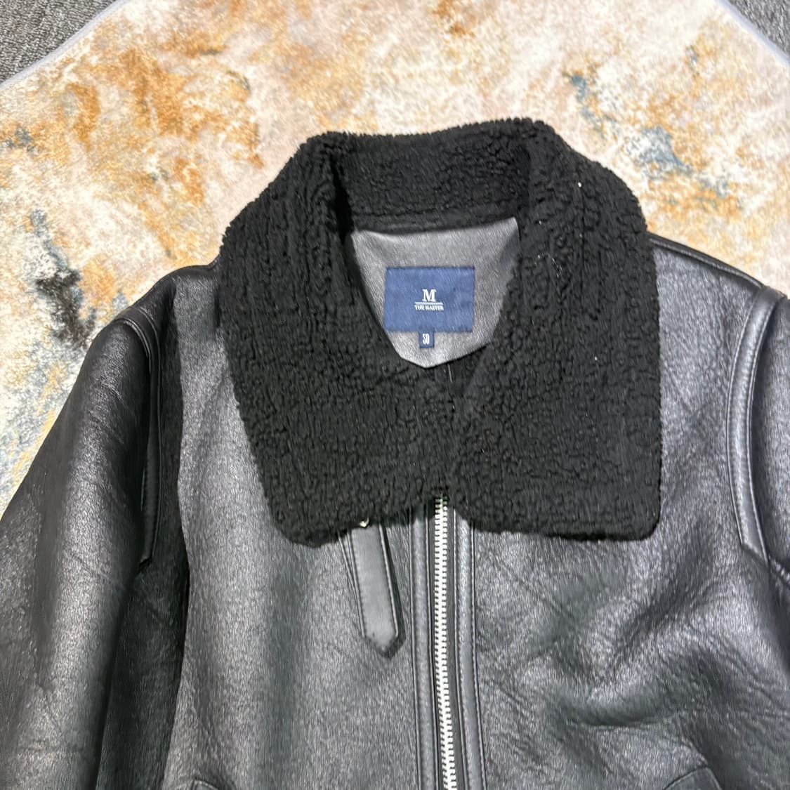 빈티지 블랙 무스탕 자켓 상품이미지7