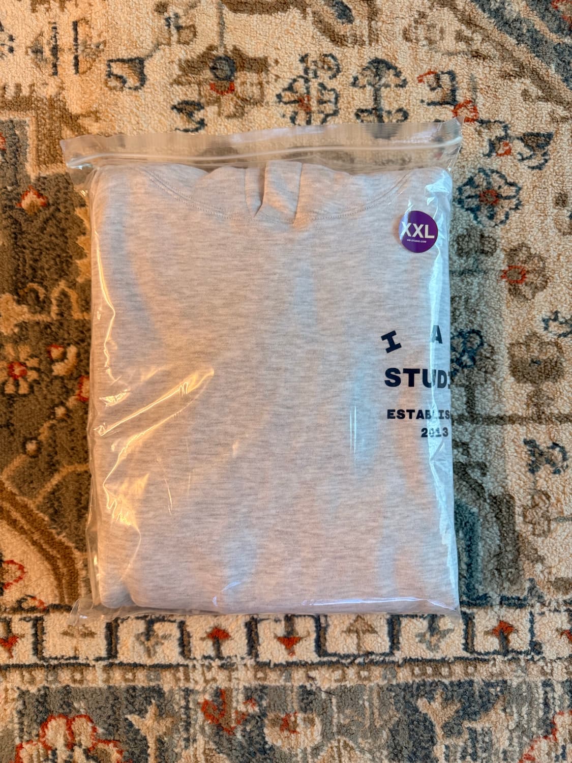 아이앱 스튜디오 25 후드 라이트 그레이 네이비 (새제품.XXL) 상품이미지1