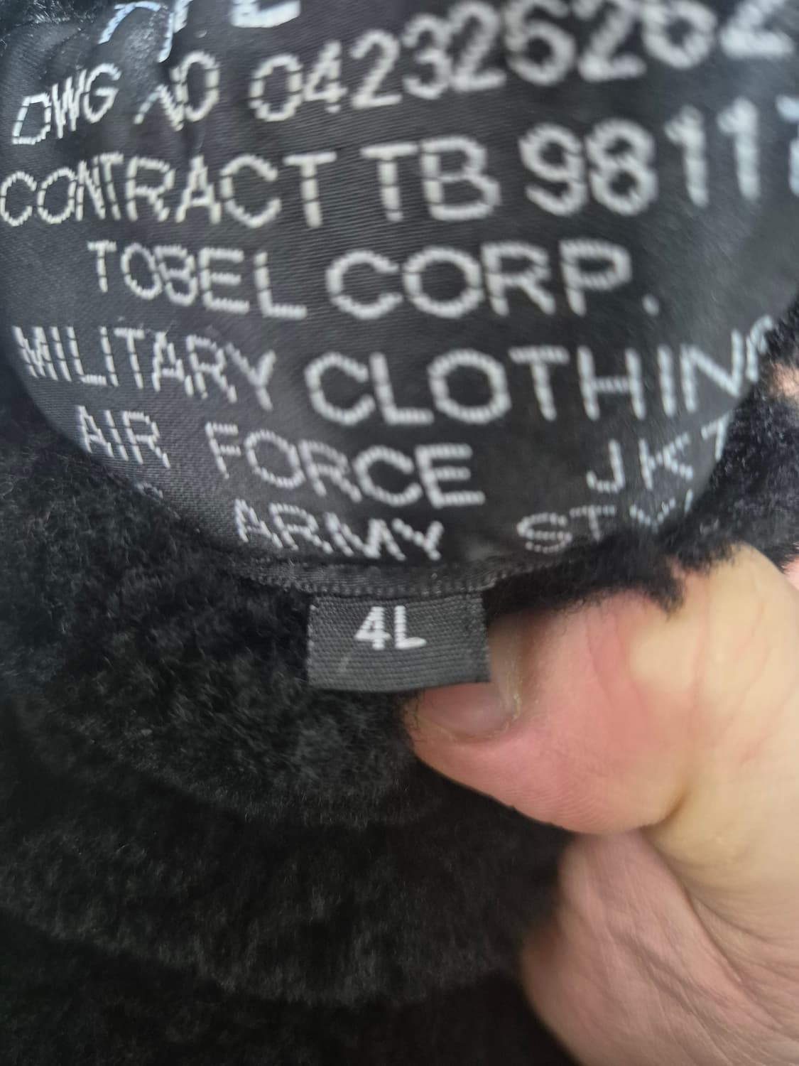 밀리터리 미 공군 램스킨 B-3 무스탕 상품이미지10