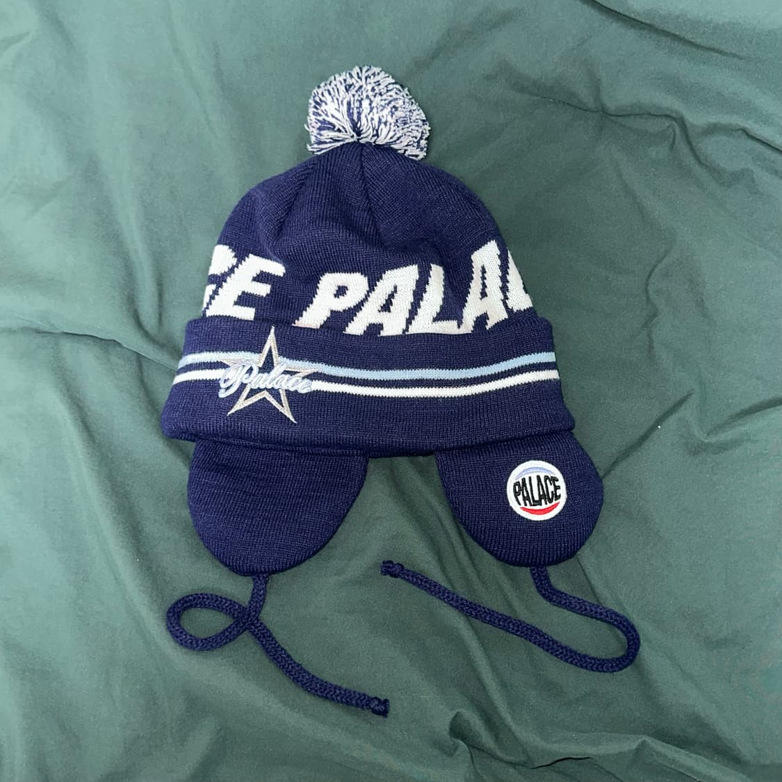 palace 팔라스 이어플랩 비니 네이비 상품이미지1