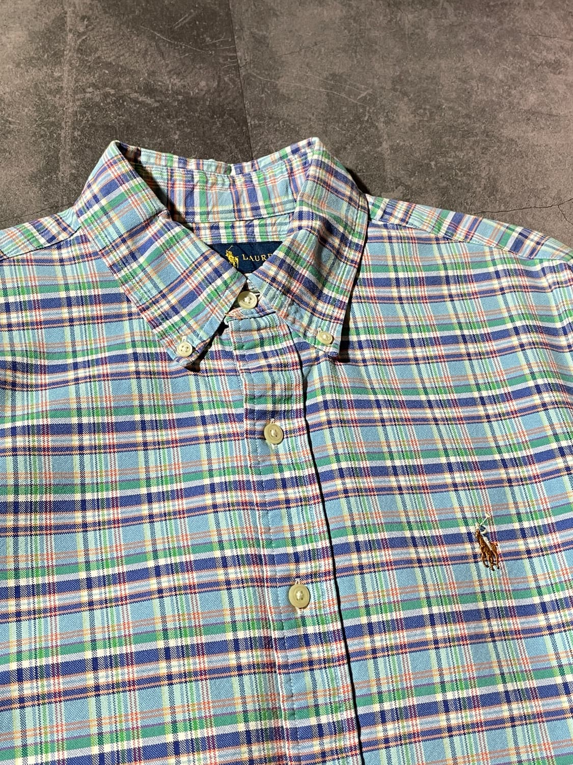 RALPH LAUREN 랄프로렌 빈티지 코튼 체크셔츠 상품이미지2