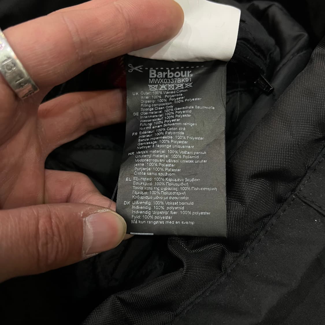  바버 인터네셔널 워크 자켓 y14459 상품이미지9