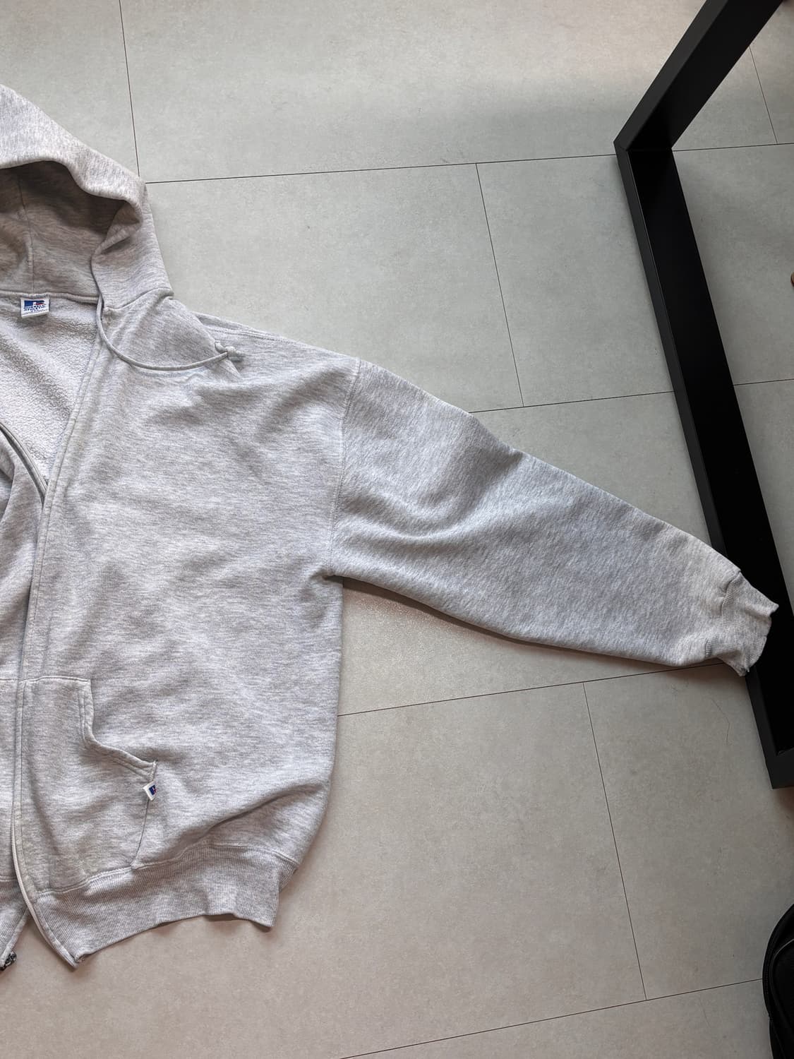 90s Made in USA 빈티지 러셀 후드 집업 XXL 상품이미지2