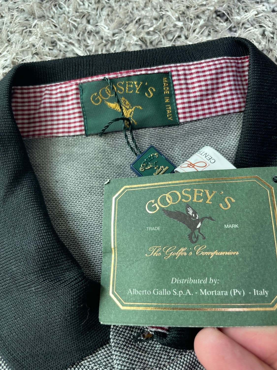 GOOSEYS 이태리제 반팔 카라티 110사이즈 새상품 상품이미지3