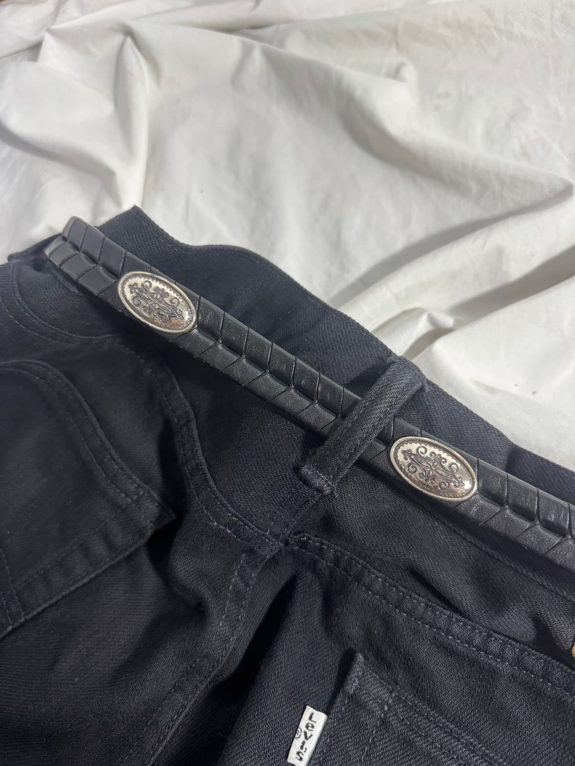 Brighton 웨스턴 콘초 레더 벨트 상품이미지3