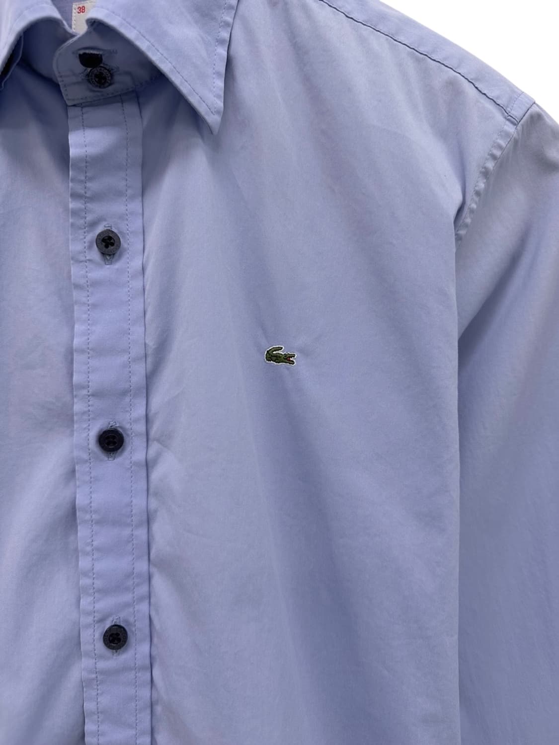 라코스테 옥스포드 셔츠 소라색 (여성M)  상품이미지4