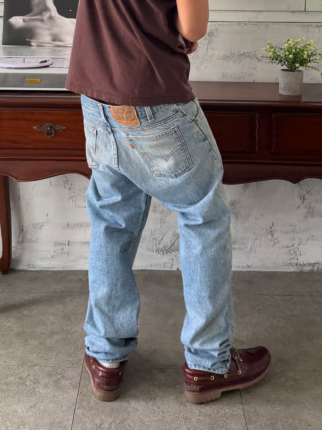 90's MADE IN USA 🇺🇸 리바이스 505 오렌지탭  상품이미지4