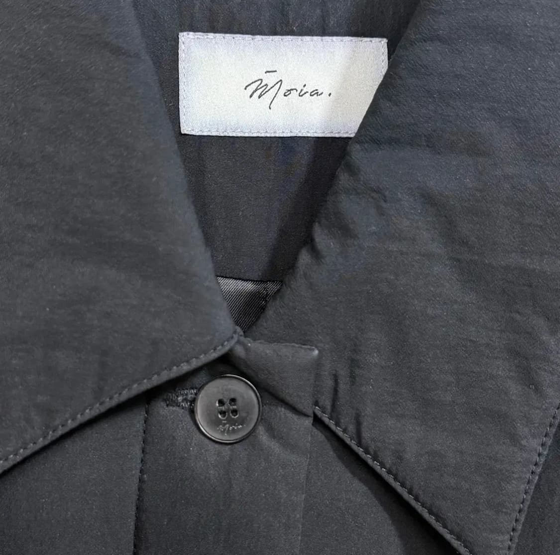 모이아 패디드셔츠 moia padded shirt (black) 상품이미지9