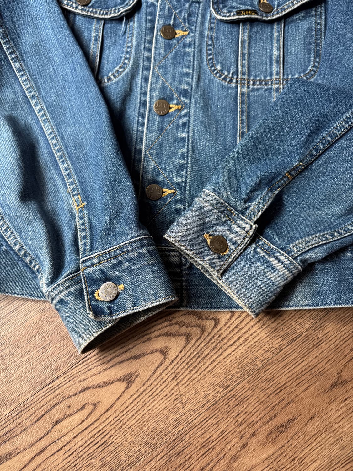 [M]Lee Japan 0411 빈티지 워싱 데님 트러커 자켓 상품이미지5