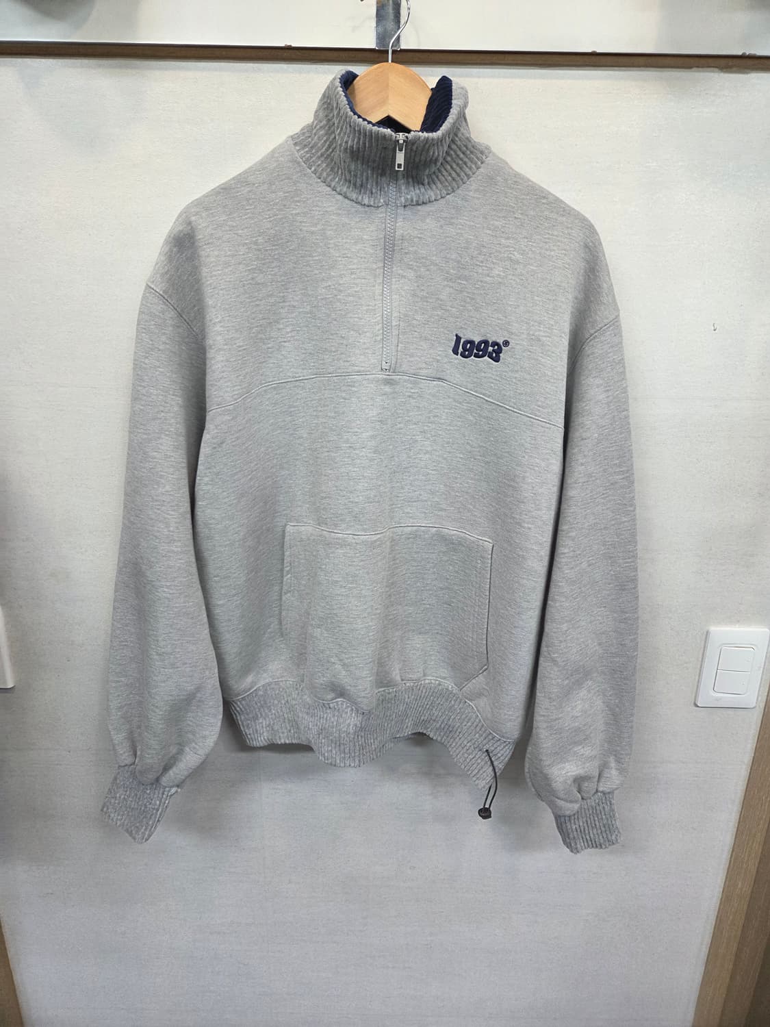 1993 스튜디오 안감플리스 코듀로이 하프집업 m 상품이미지1