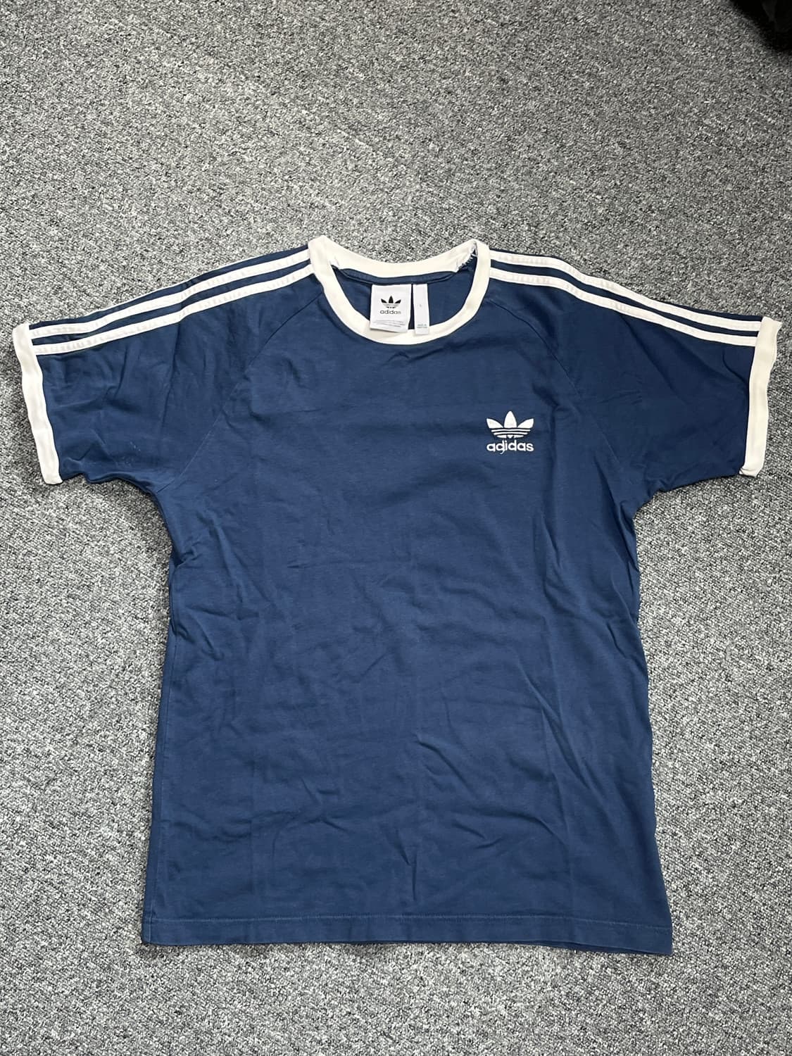 [L] 아디다스 링거 반팔 네이비 상품이미지1