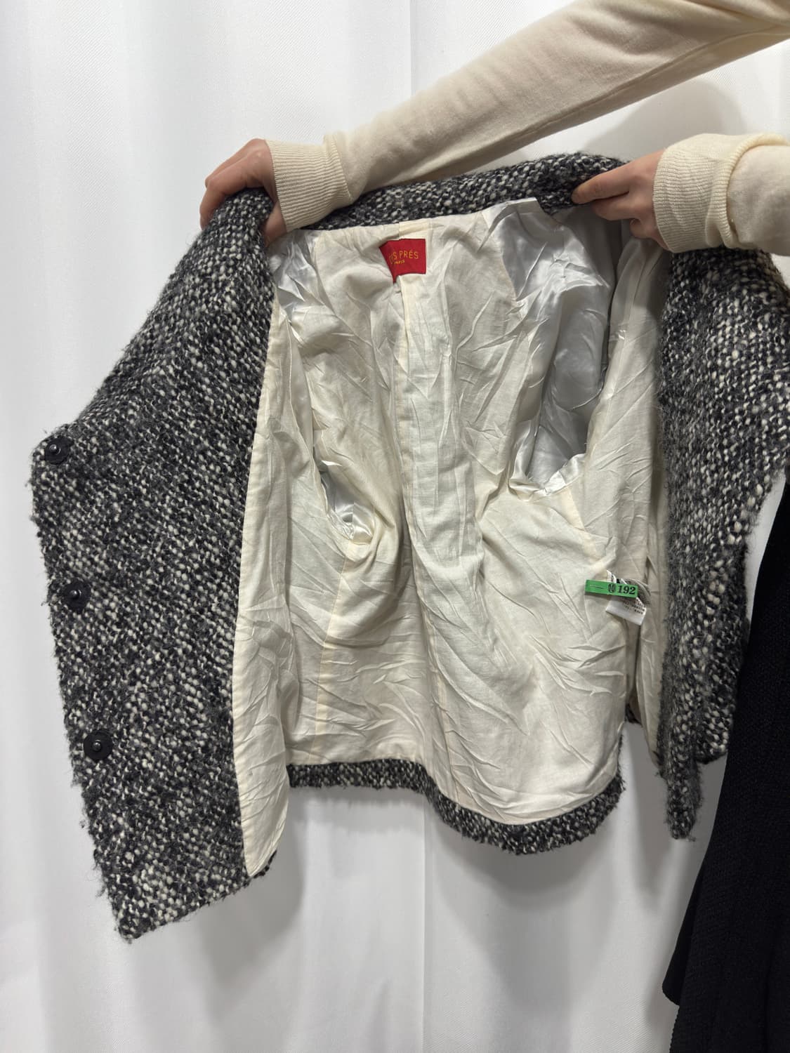 button wool half coat 상품이미지8