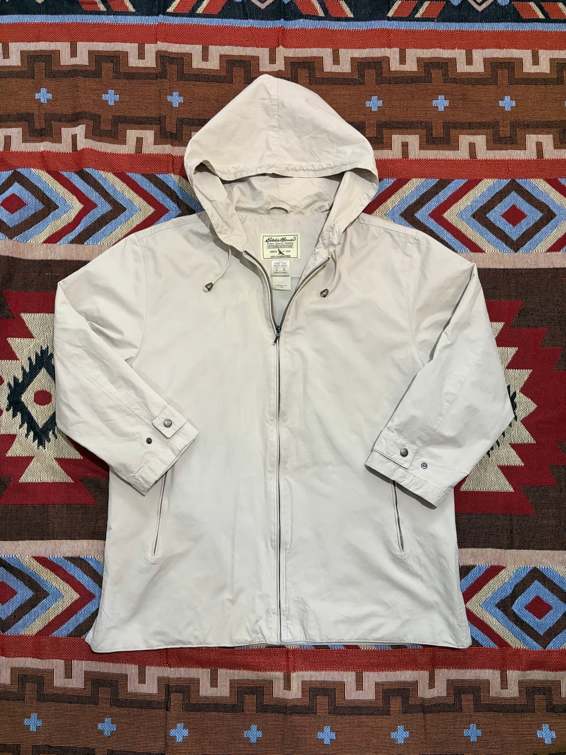 여성L) 에디바우어 후드 바람막이 레인자켓 상품이미지1