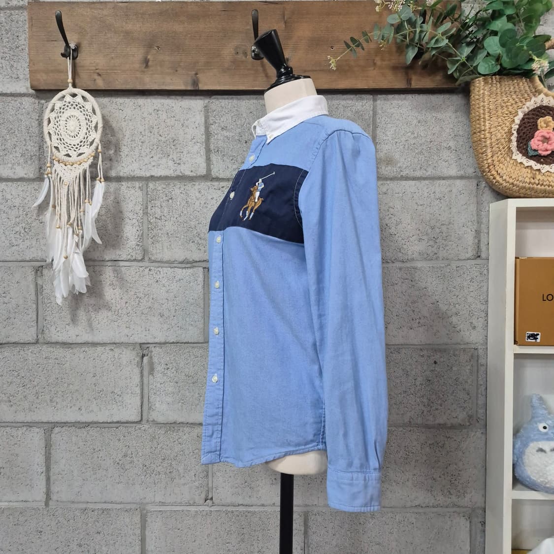 폴로 랄프로렌 블루 빅포니 셔츠 상품이미지6