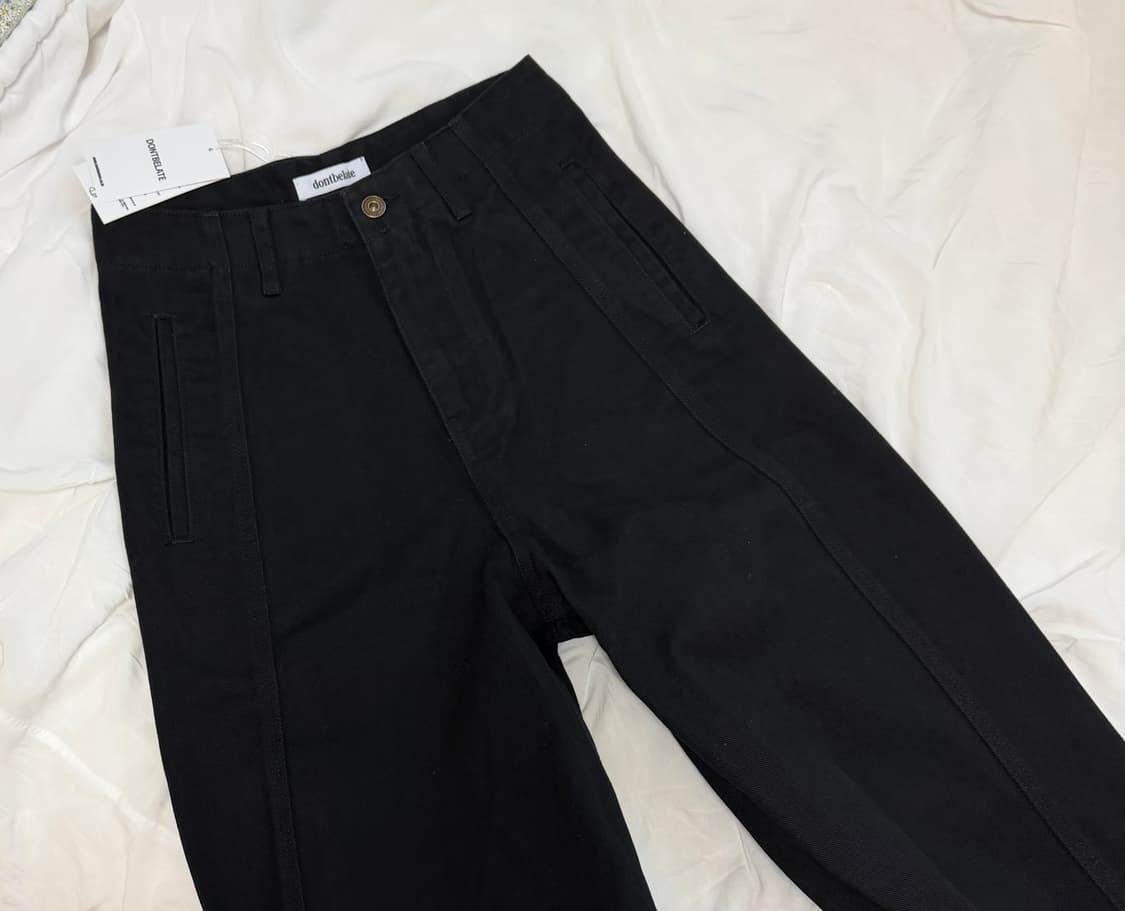 [새 상품] 돈비레잇 이지 커브 코튼팬츠 s 상품이미지3