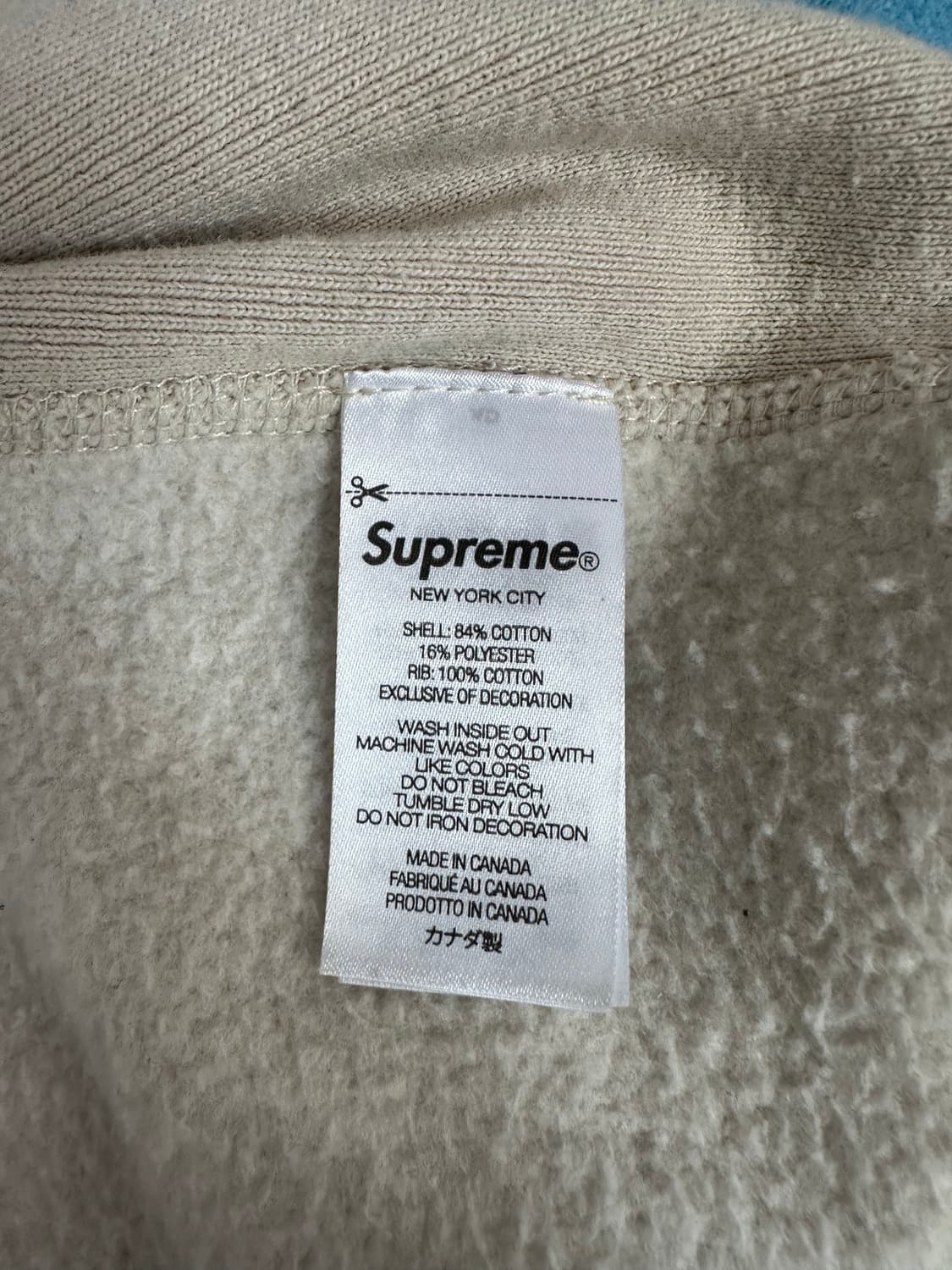 슈프림 박스로고 후드 24FW 스톤 M사이즈 상품이미지4