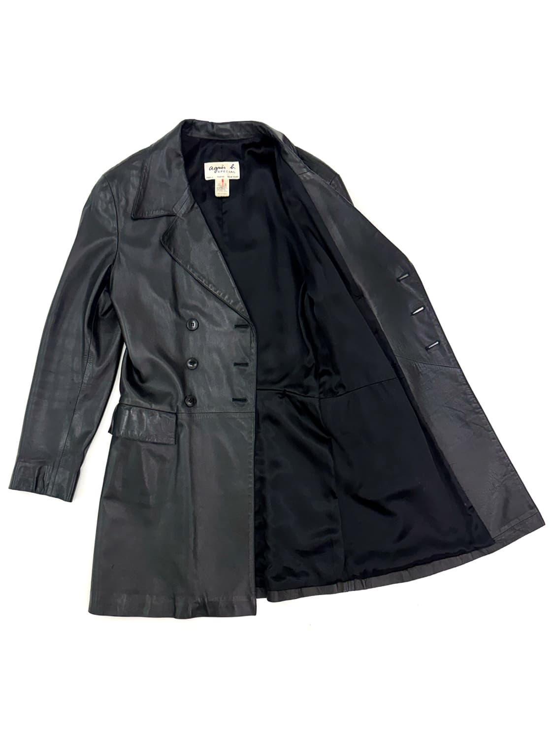 Agnes B. Special Double Leather Coat/ 1 상품이미지3