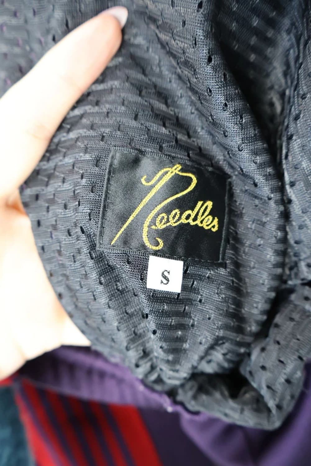 Needles Purple Track Pants Red Line 상품이미지6